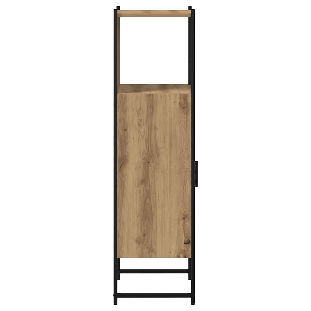 HKH Armario de Baño en Roble Artesiano - 33x33x120,5 Cm