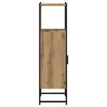 HKH Armario de Baño en Roble Artesiano - 33x33x120,5 Cm