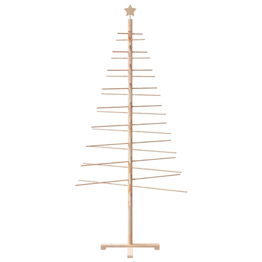 HKH Árvore de Natal Decorativa Madeira de Maciça em Pinho