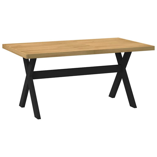 HKH Mesa de Jantar Noain Pernas em Forma X em Pinho Maciço