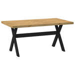 HKH Mesa de Jantar Noain Pernas em Forma X em Pinho Maciço