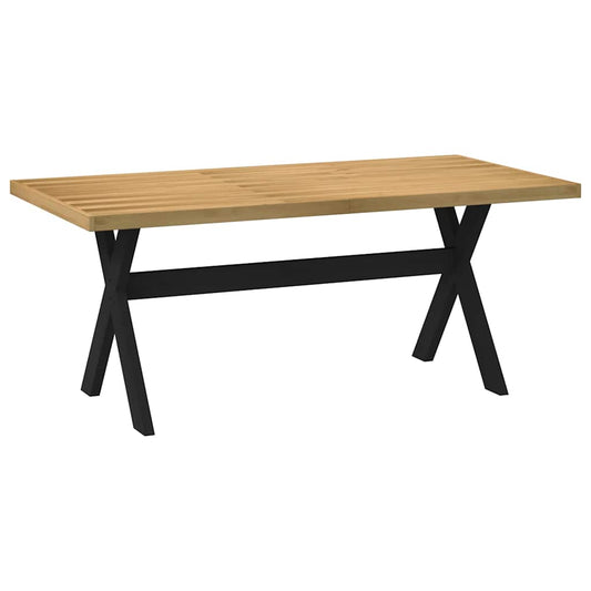 HKH Mesa de Jantar Noain Pernas em Forma X em Pinho Maciço