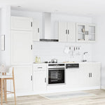 HKH Armario de Cocina de 8 Piezas Conjunto Porto - Blanco