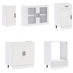 HKH Armario de Cocina de 8 Piezas Conjunto Porto - Blanco