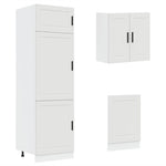 HKH Armario de Cocina de 8 Piezas Conjunto Porto - Blanco