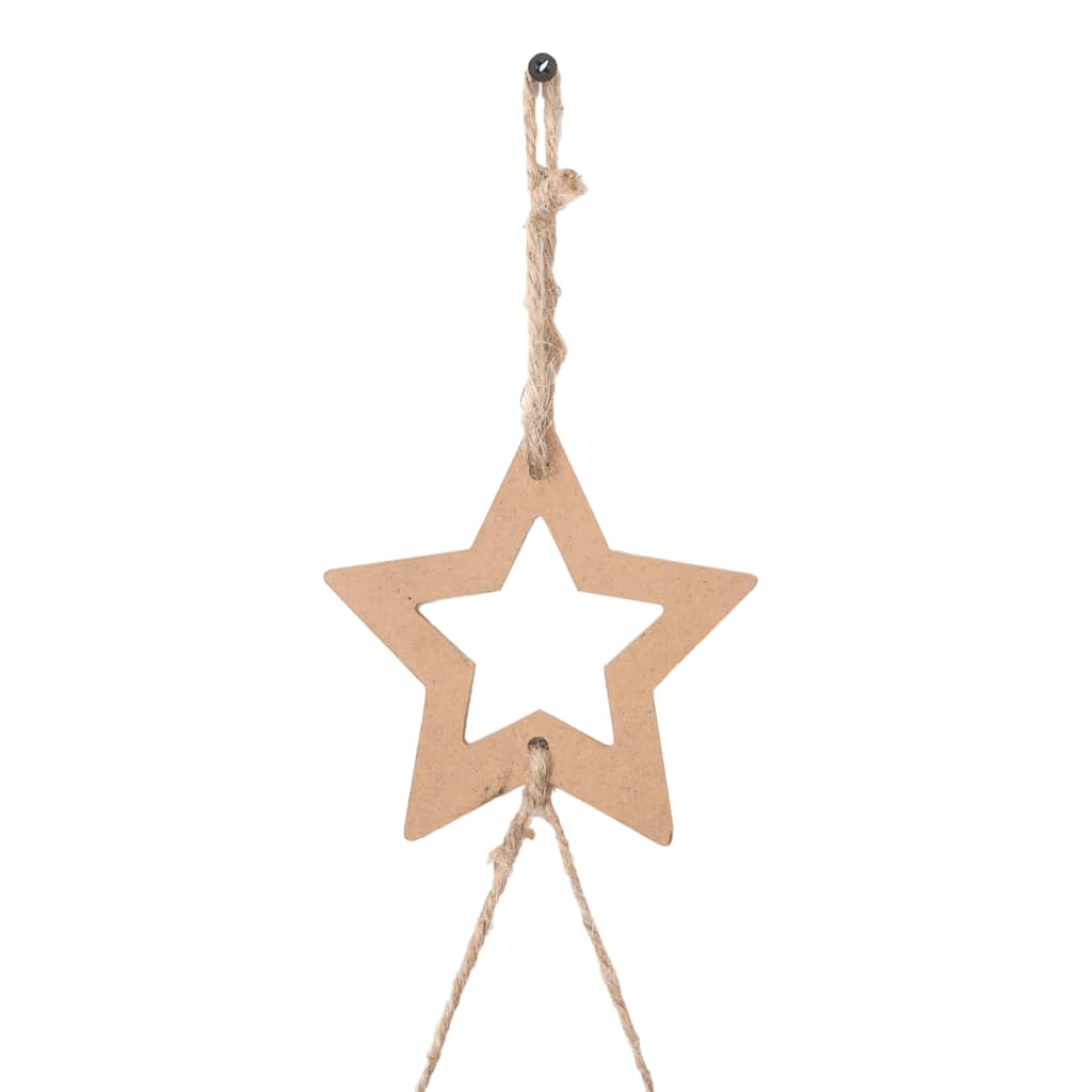 HKH Árvore de Natal Suspensa com Estrela no Topo - Natural