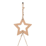 HKH Árvore de Natal Suspensa com Estrela no Topo - Natural