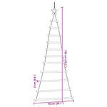 HKH Árvore de Natal Suspensa com Estrela no Topo - Natural