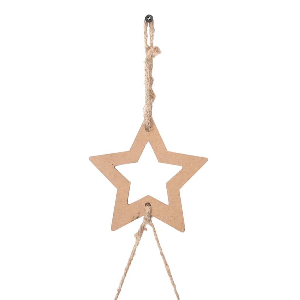 HKH Árvore de Natal Suspensa com Estrela no Topo - Natural