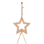 HKH Árvore de Natal Suspensa com Estrela no Topo - Natural