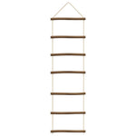 HKH Conjunto de 2 Decorações de Parede em Forma de Escada - Ramo Natural