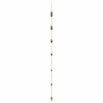 HKH Conjunto de 2 Decorações de Parede em Forma de Escada - Ramo Natural