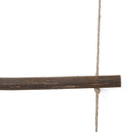 HKH Conjunto de 2 Decorações de Parede em Forma de Escada - Ramo Natural