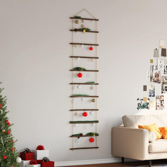 HKH Decoração de Parede em Forma de Escada - Ramo Natural