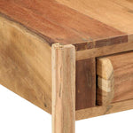 Mesa auxiliar de madera maciza recuperada HKH - Marrón