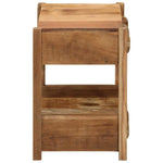 Mesa auxiliar de madera maciza recuperada HKH - Marrón