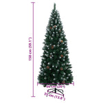 HKH Árvore de Natal Artificial com 150 Luzes LED