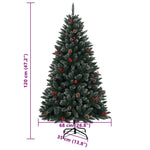 HKH Árvore de Natal Artificial com 150 Luzes LED