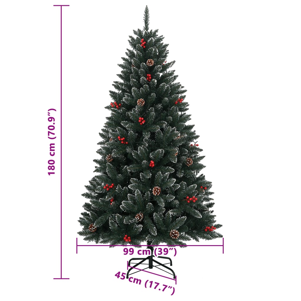 HKH Árvore de Natal Artificial com 300 Luzes LED