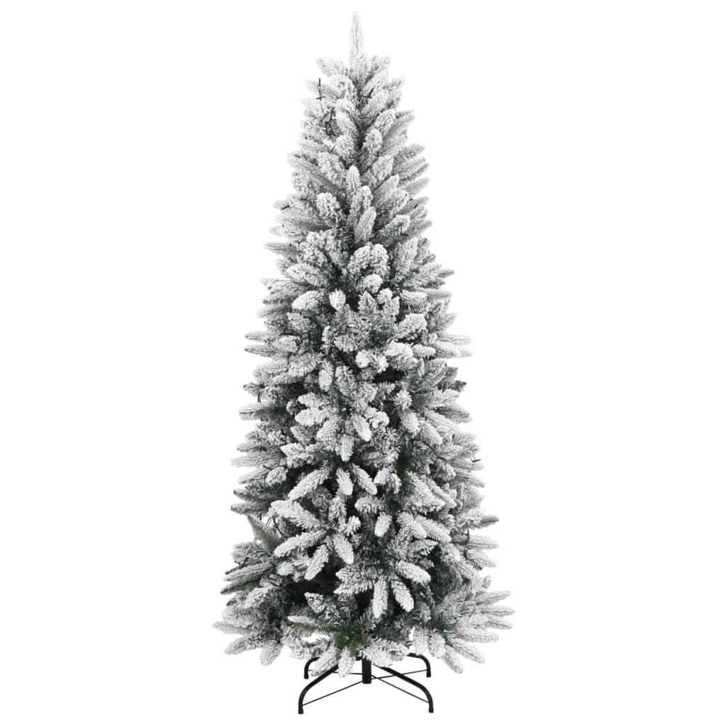 HKH Árvore Natal Artificial com 300 Luzes LED e Flocos de Neve