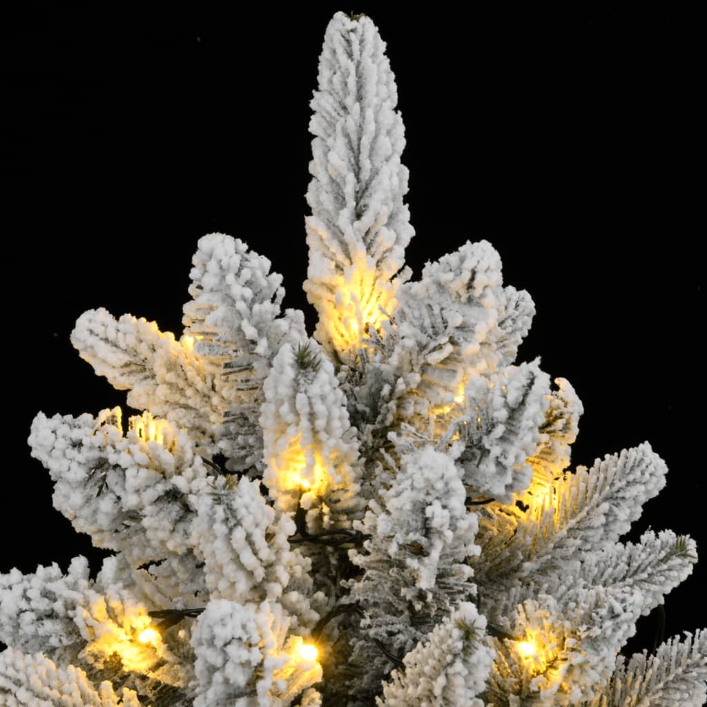 HKH Árvore Natal Artificial com 300 Luzes LED e Flocos de Neve
