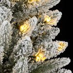 HKH Árvore Natal Artificial com 300 Luzes LED e Flocos de Neve