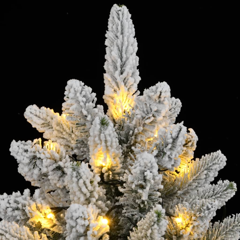 HKH Árvore Natal Artificial com 300 Luzes LED e Flocos de Neve