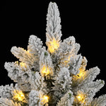 HKH Árvore Natal Artificial com 300 Luzes LED e Flocos de Neve
