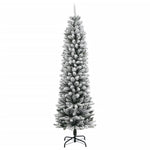 HKH Árvore de Natal Artificial com 150 Luzes LED e Neve