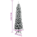 HKH Árvore Natal Artificial com 300 Luzes LED e Flocos de Neve