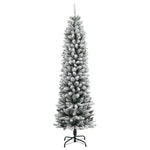 HKH Árvore Natal Artificial com 300 Luzes LED e Flocos de Neve