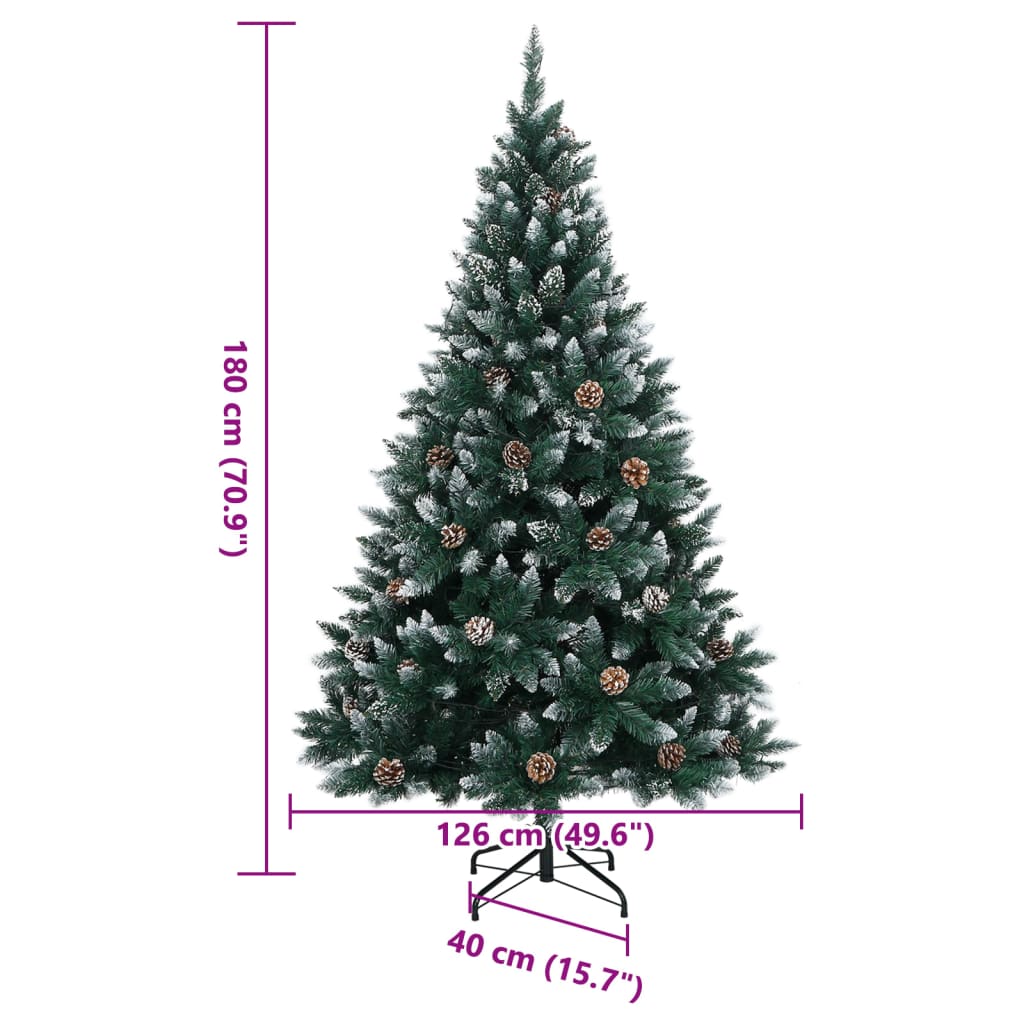 HKH Árvore de Natal Artificial com 300 Luzes LED