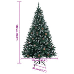HKH Árvore de Natal Artificial com 300 Luzes LED