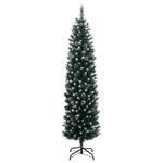 HKH Árvore de Natal Artificial Fina com 300 Luzes LED