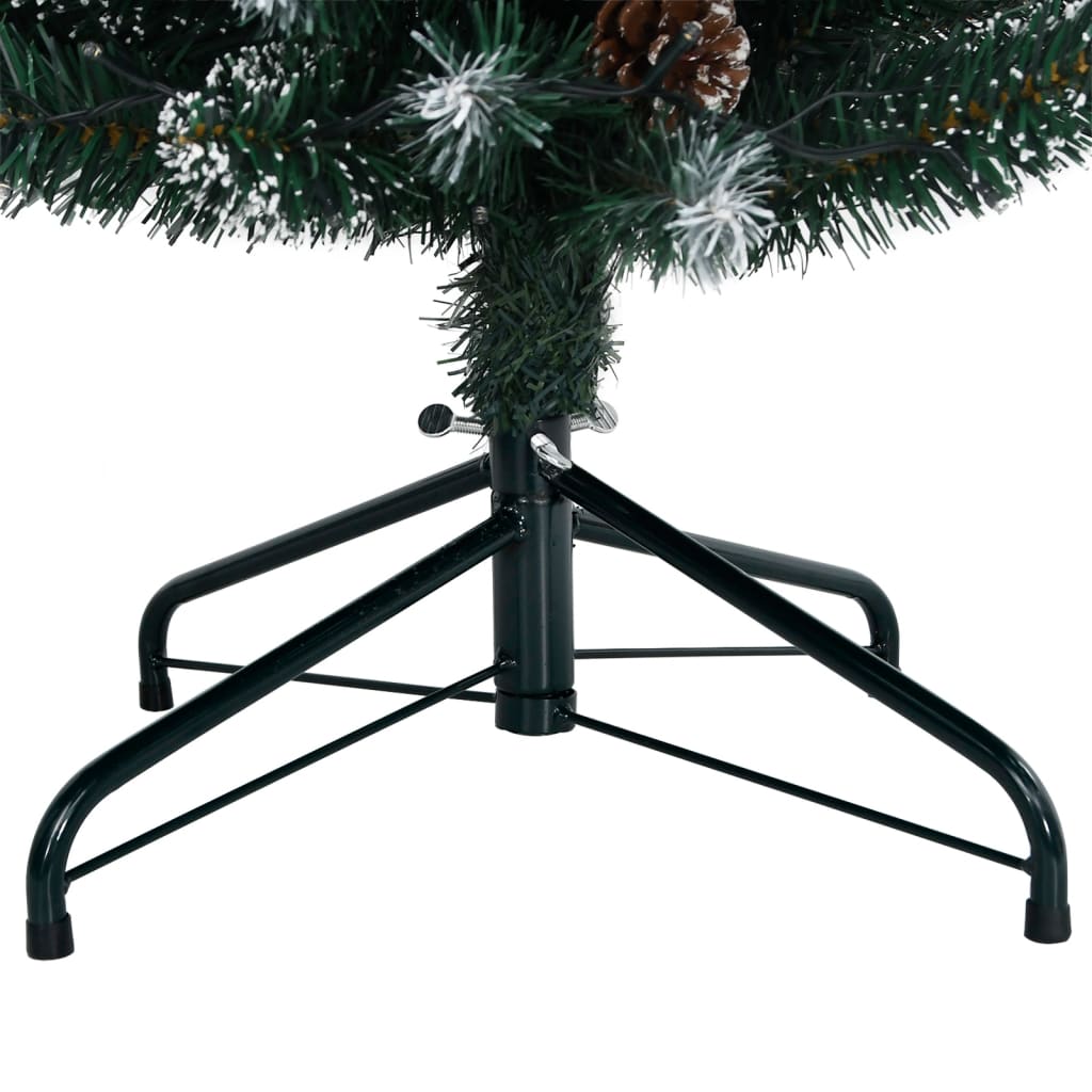 HKH Árvore de Natal Artificial Fina com 300 Luzes LED