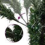 HKH Árvore de Natal Artificial Fina com 300 Luzes LED