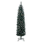 HKH Árvore de Natal Artificial Fina com 300 Luzes LED