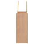 Bolsas de Papel HKH 50 Unidades con Asas - Marrón - 18x8x22 cm