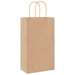 Bolsas de Papel HKH 50 Unidades con Asas - Marrón - 21x11x36 cm