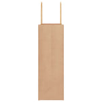HKH Bolsas de papel 50 unidades con asas - Marrón - 26x12x35 cm
