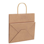HKH Bolsas de Papel 50 Unidades con Asas - Marrón - 26x17x25 cm