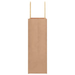 HKH Sacos de Papel 250 Unidades com Alças - Castanho - 21x11x31 cm