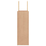 HKH Sacos de Papel 250 Unidades com Alças - Castanho - 26x12x35 cm