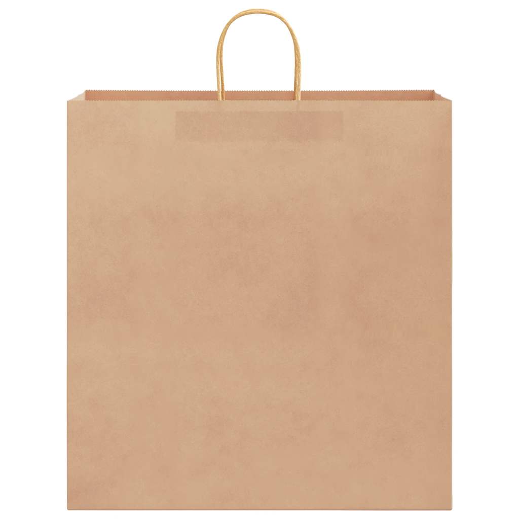 HKH Sacos de Papel 250 Unidades com Alças - Castanho - 45x17x48 cm