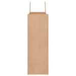 HKH Sacos de Papel 250 Unidades com Alças - Castanho - 45x17x48 cm