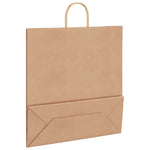 HKH Sacos de Papel 250 Unidades com Alças - Castanho - 45x17x48 cm
