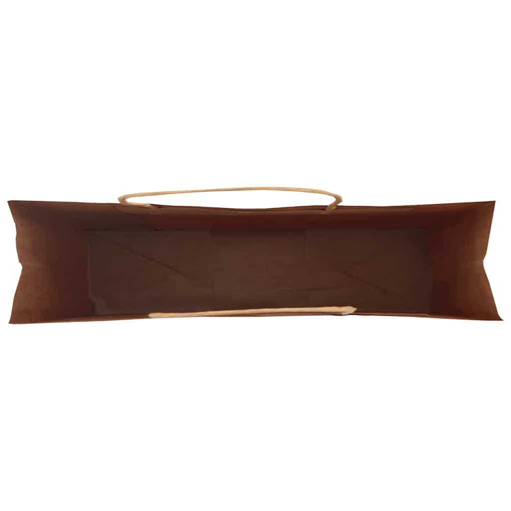 HKH Sacos de Papel 250 Unidades com Alças - Castanho - 54x15x49 cm