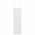 HKH Bolsas de papel 50 unidades con asas - Blanco - 21x11x36 cm