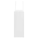 HKH Sacos de Papel 250 Unidades com Alças - Branco - 18x8x22 cm