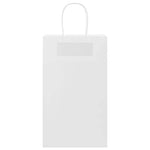 HKH Sacos de Papel 250 Unidades com Alças - Branco - 21x11x36 cm